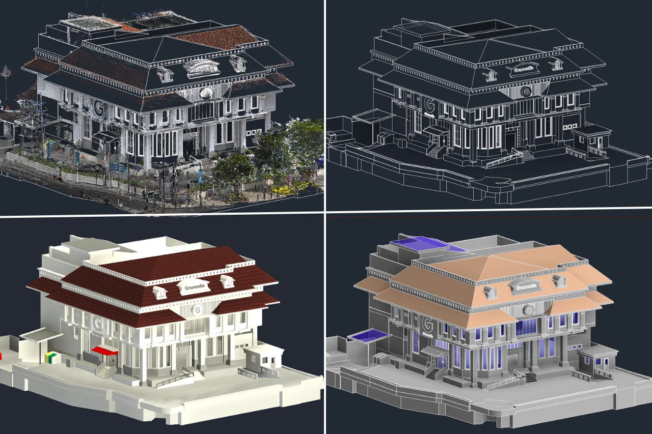 Scan to BIM for Heritage Preservation: Digitizing Gramedia Sudirman, Kotabaru Yogyakarta